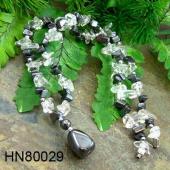 Hematite Nugeet Pendant Beads Stone Chain Choker Fashion Women Necklace